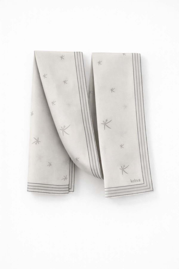 Kehva İnci Gri Mühür Şal