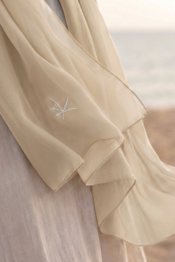 Kehva Bej Mihver Nakış Şal